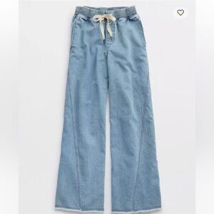 Aerie Light Blue Flare Jeans